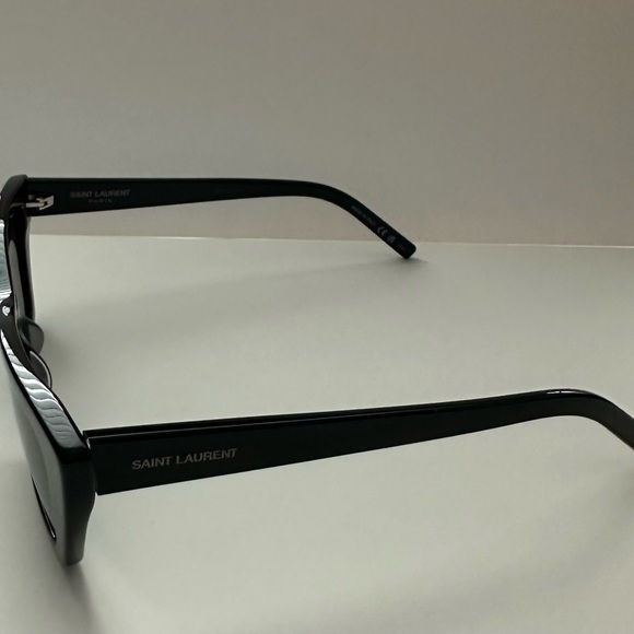 Saint Laurent Black Mica Cat Eye Sunglasses - Picture 9 of 11